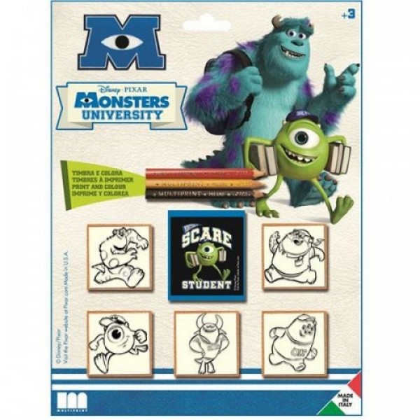 Monsters University - набор 5 печатей